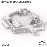 Tabletop Terrain Terrain Full Set HEXTECH Forward Operating Base - 6mm