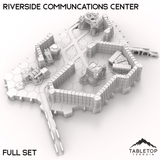 Tabletop Terrain Terrain Full Set HEXTECH Riverside Communications Center - 6mm