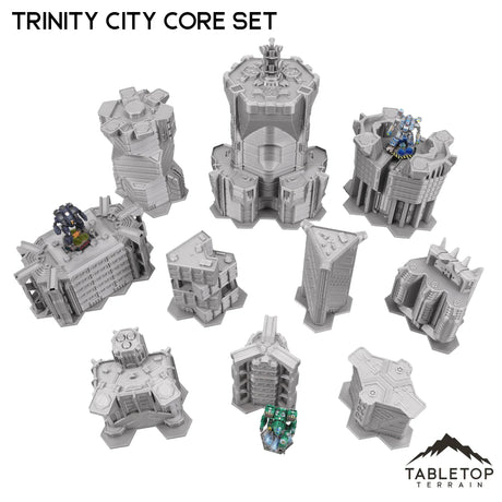 Tabletop Terrain Terrain Full Set HEXTECH Trinity City Core Set - 6mm
