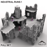 Tabletop Terrain Terrain Full Set Industrial Ruins 1