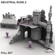 Tabletop Terrain Terrain Full Set Industrial Ruins 2