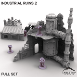 Tabletop Terrain Terrain Full Set Industrial Ruins 2