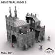 Tabletop Terrain Terrain Full Set Industrial Ruins 3