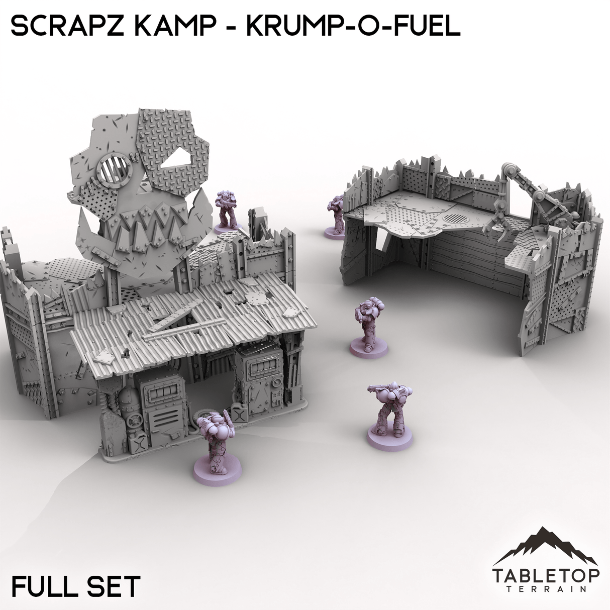 Tabletop Terrain Terrain Full Set Krump-O-Fuel - Scrapz Kamp
