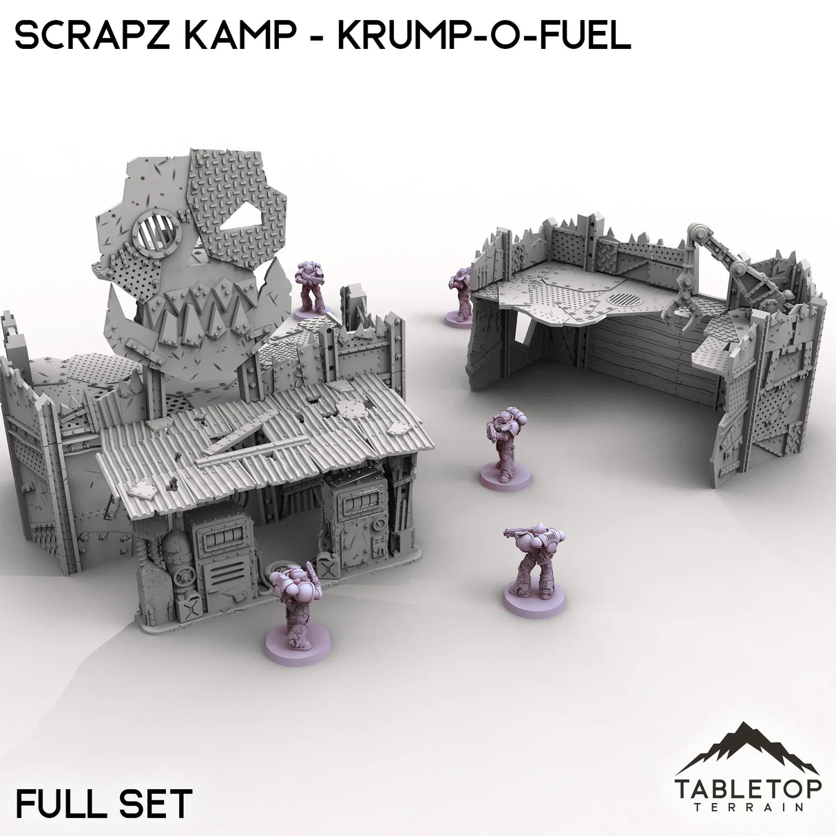 Tabletop Terrain Terrain Full Set Krump-O-Fuel - Scrapz Kamp