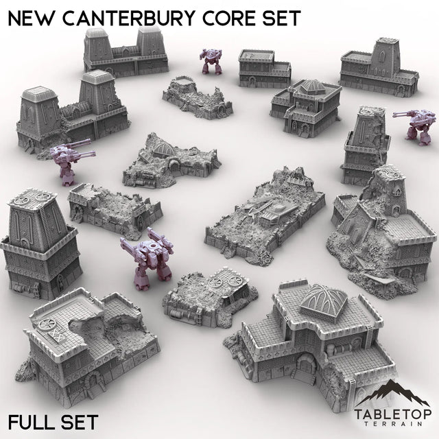Tabletop Terrain Terrain Full Set New Canterbury Core Set - 6mm