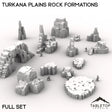 Tabletop Terrain Terrain Full Set Turkana Plains Rock Formations