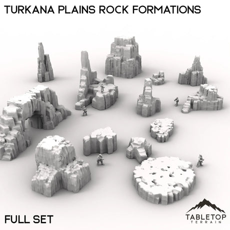 Tabletop Terrain Terrain Full Set Turkana Plains Rock Formations