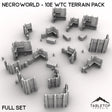 Tabletop Terrain Terrain Full Tournament Set NecroWorld - WTC compatible Terrain Pack