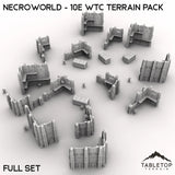 Tabletop Terrain Terrain Full Tournament Set NecroWorld - WTC compatible Terrain Pack