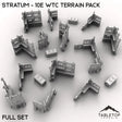 Tabletop Terrain Terrain Full Tournament Set Stratum - WTC compatible Terrain Pack