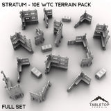 Tabletop Terrain Terrain Full Tournament Set Stratum - WTC compatible Terrain Pack