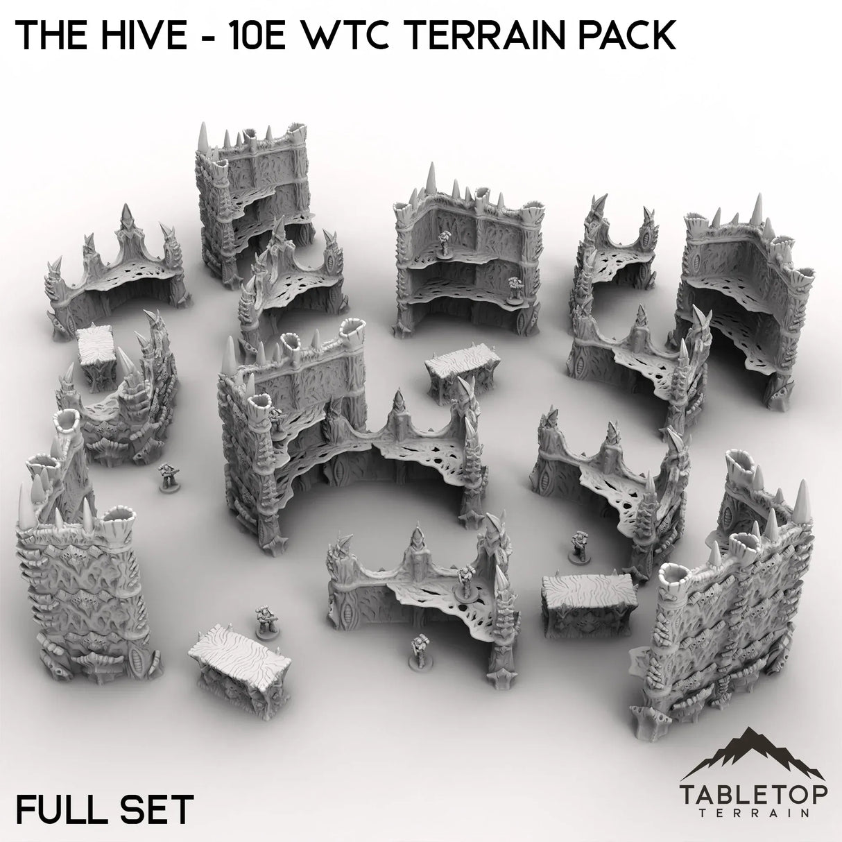 Tabletop Terrain Terrain Full Tournament Set The Hive - WTC compatible Terrain Pack