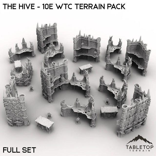 Tabletop Terrain Terrain Full Tournament Set The Hive - WTC compatible Terrain Pack
