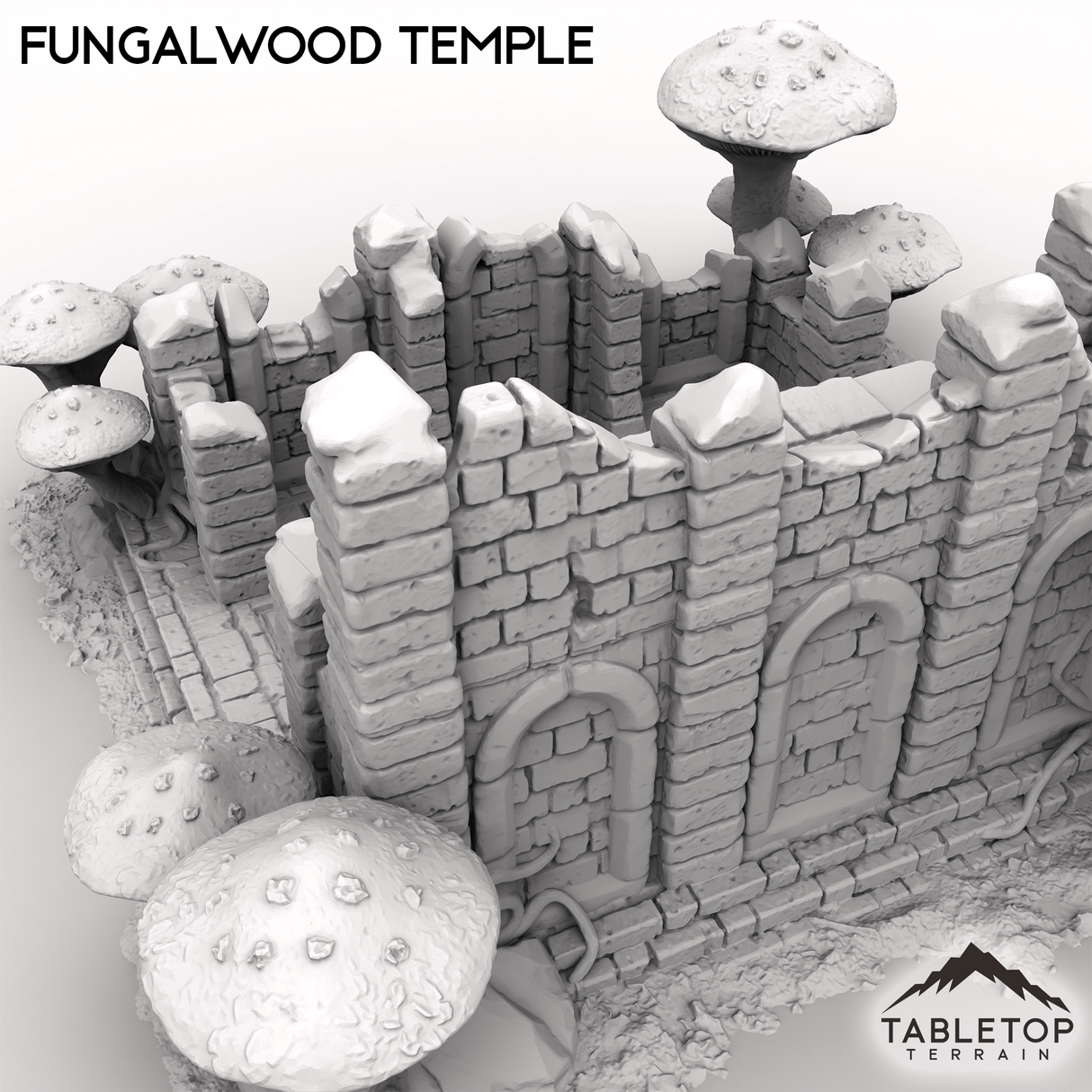 Tabletop Terrain Terrain Fungalwood Temple