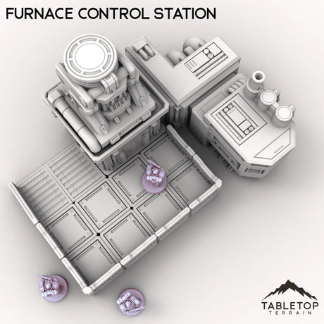 Tabletop Terrain Terrain Furnace Control Station