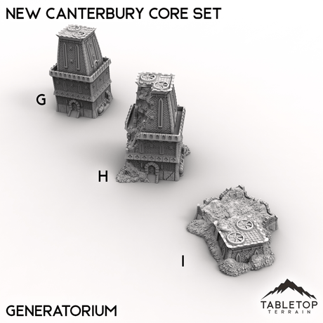 Tabletop Terrain Terrain G: Generatorium - Intact New Canterbury Core Set - 6mm