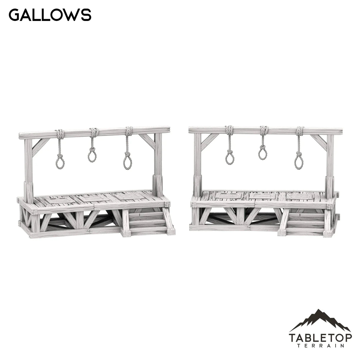 Tabletop Terrain Terrain Gallows - Old Wild Western Rush