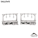 Tabletop Terrain Terrain Gallows - Old Wild Western Rush