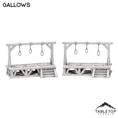 Tabletop Terrain Terrain Gallows - Old Wild Western Rush