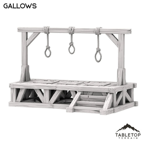Tabletop Terrain Terrain Gallows - Old Wild Western Rush