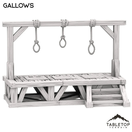 Tabletop Terrain Terrain Gallows - Old Wild Western Rush