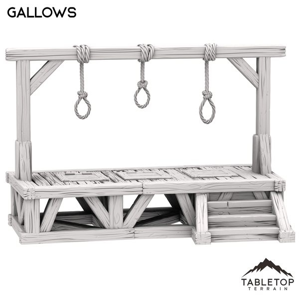 Tabletop Terrain Terrain Gallows - Old Wild Western Rush
