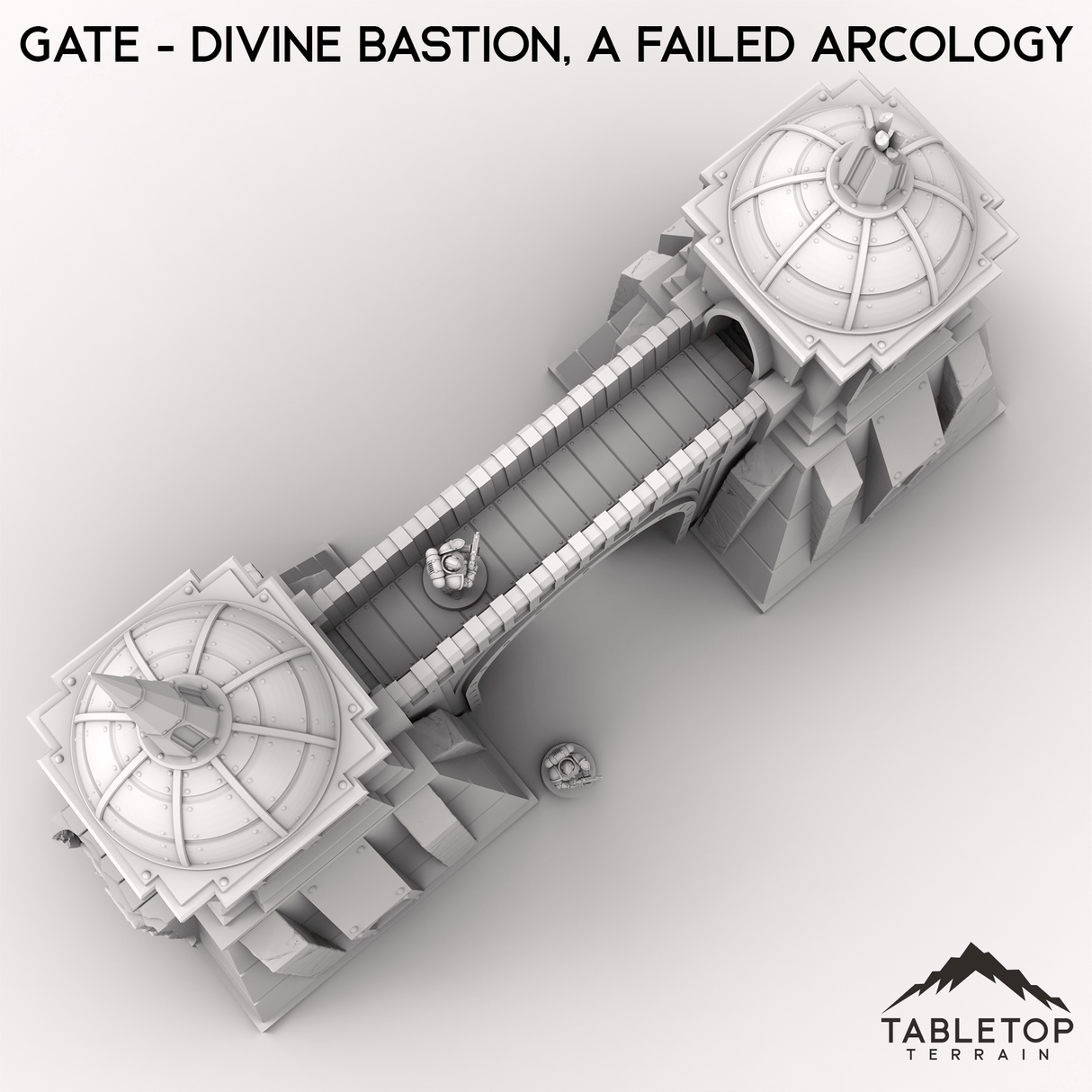 Tabletop Terrain Terrain Gate - Divine Bastion, a Failed Arcology