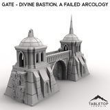 Tabletop Terrain Terrain Gate - Divine Bastion, a Failed Arcology