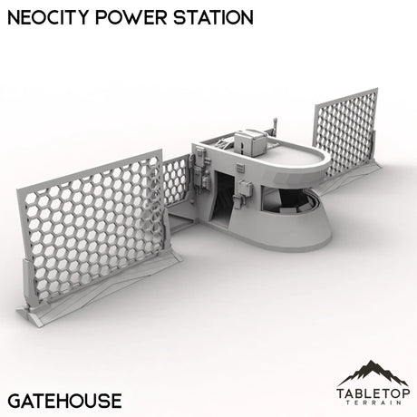 Tabletop Terrain Terrain Gatehouse / 32mm NeoCity Power Station