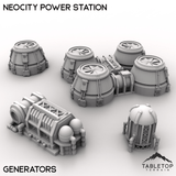Tabletop Terrain Terrain Generators / 32mm NeoCity Power Station