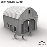 Tabletop Terrain Terrain Gettysburg Barn 1