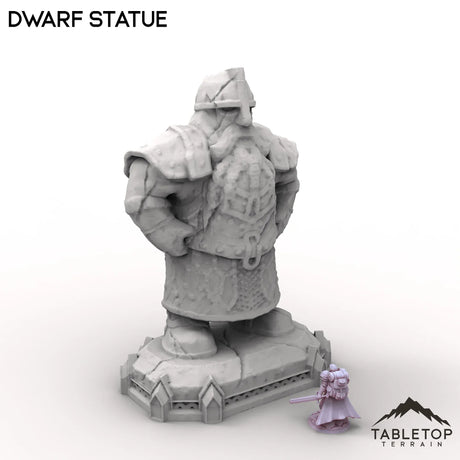 Tabletop Terrain Terrain Giant Dwarf Statue