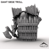 Tabletop Terrain Terrain Giant Siege Troll