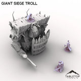 Tabletop Terrain Terrain Giant Siege Troll