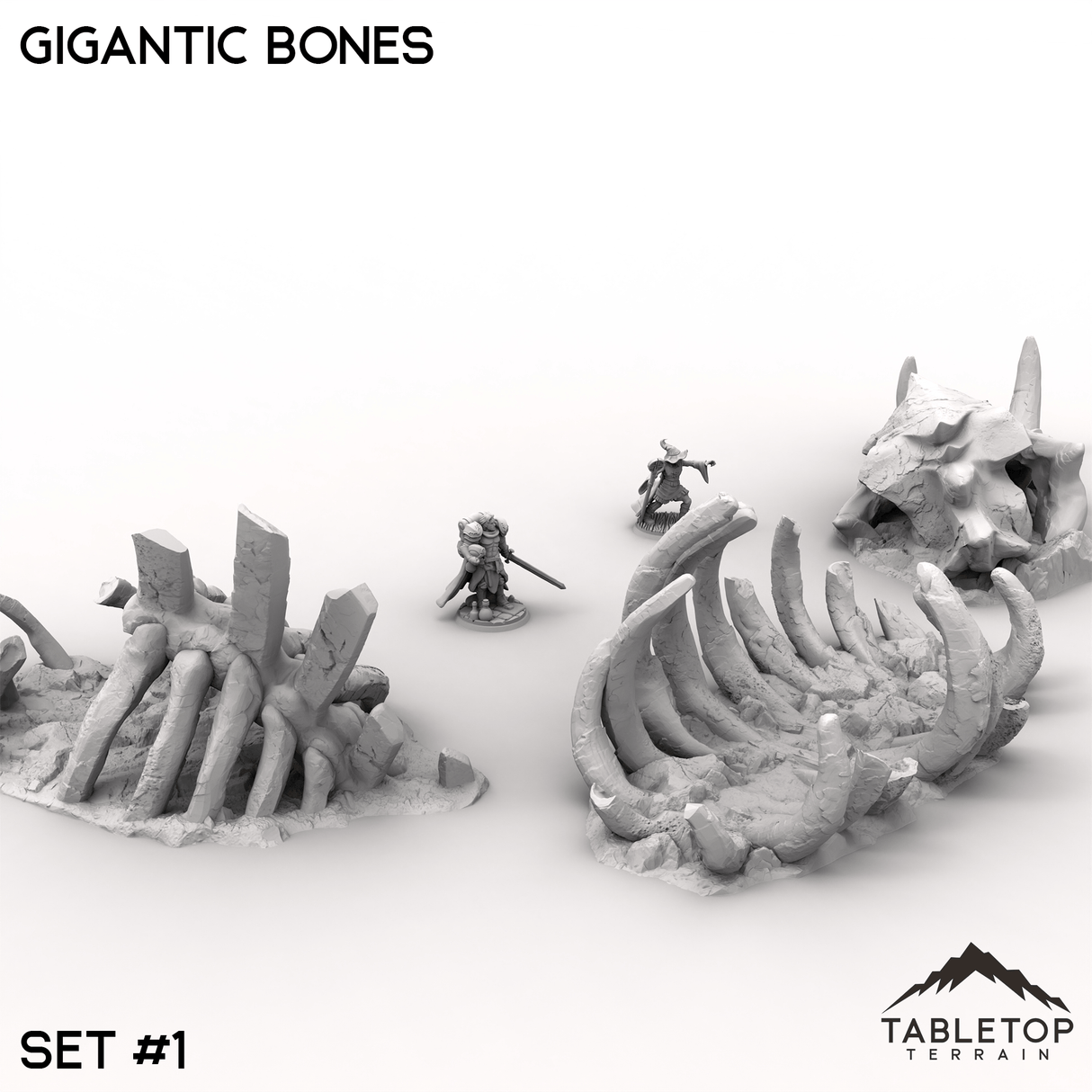 Tabletop Terrain Terrain Gigantic Bones