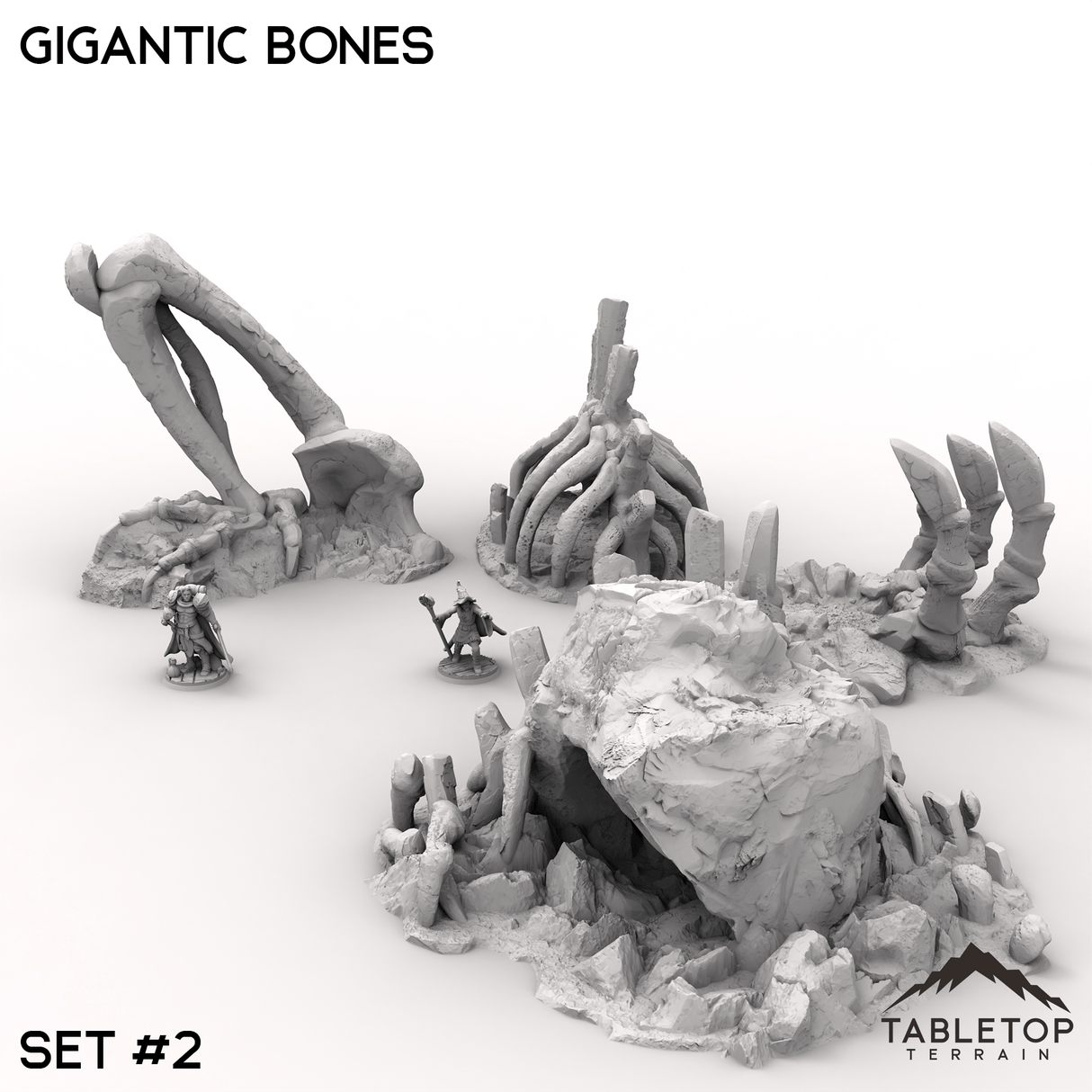 Tabletop Terrain Terrain Gigantic Bones