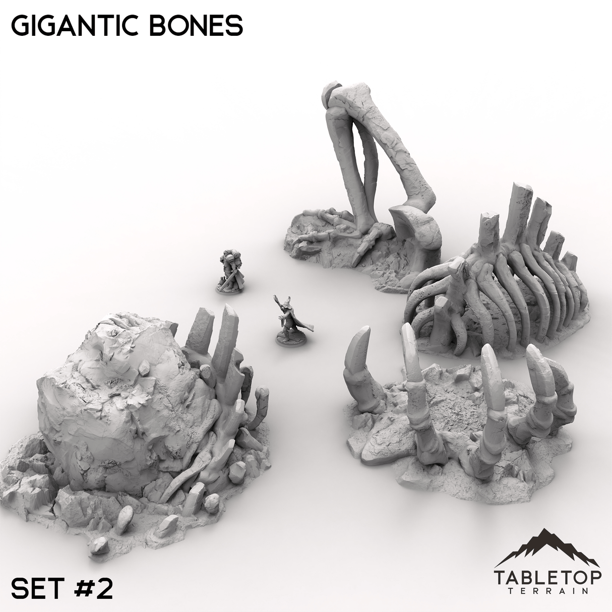 Tabletop Terrain Terrain Gigantic Bones