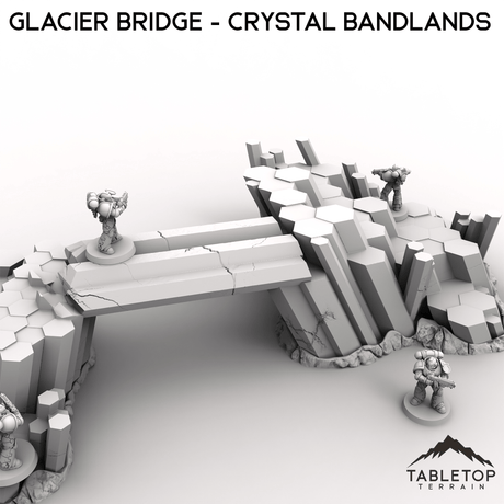 Tabletop Terrain Terrain Glacier Bridge - Crystal Bandlands