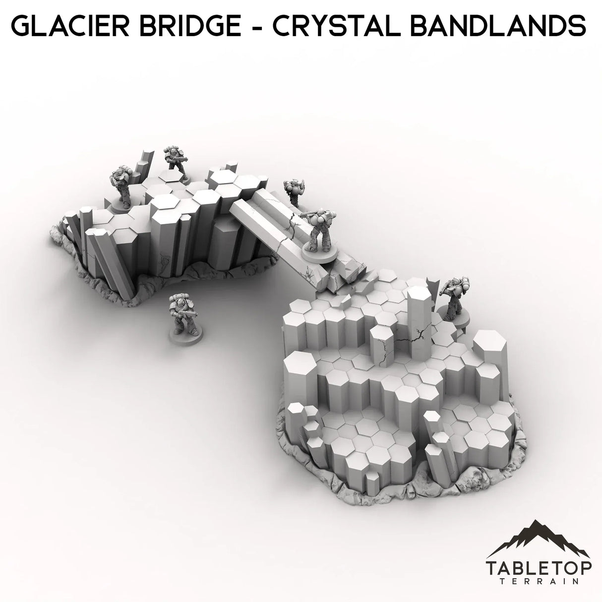 Tabletop Terrain Terrain Glacier Bridge - Crystal Bandlands