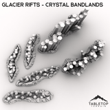 Tabletop Terrain Terrain Glacier Rifts - Crystal Bandlands