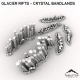 Tabletop Terrain Terrain Glacier Rifts - Crystal Bandlands