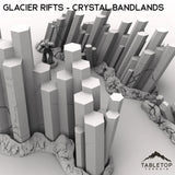 Tabletop Terrain Terrain Glacier Rifts - Crystal Bandlands