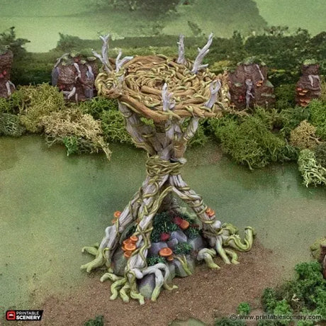 Tabletop Terrain Terrain Gloamwood Tower - The Gloaming Swamp