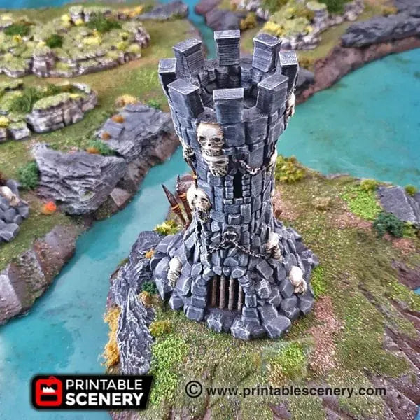 Tabletop Terrain Terrain Goblin Guard Towers - Fantasy Terrain