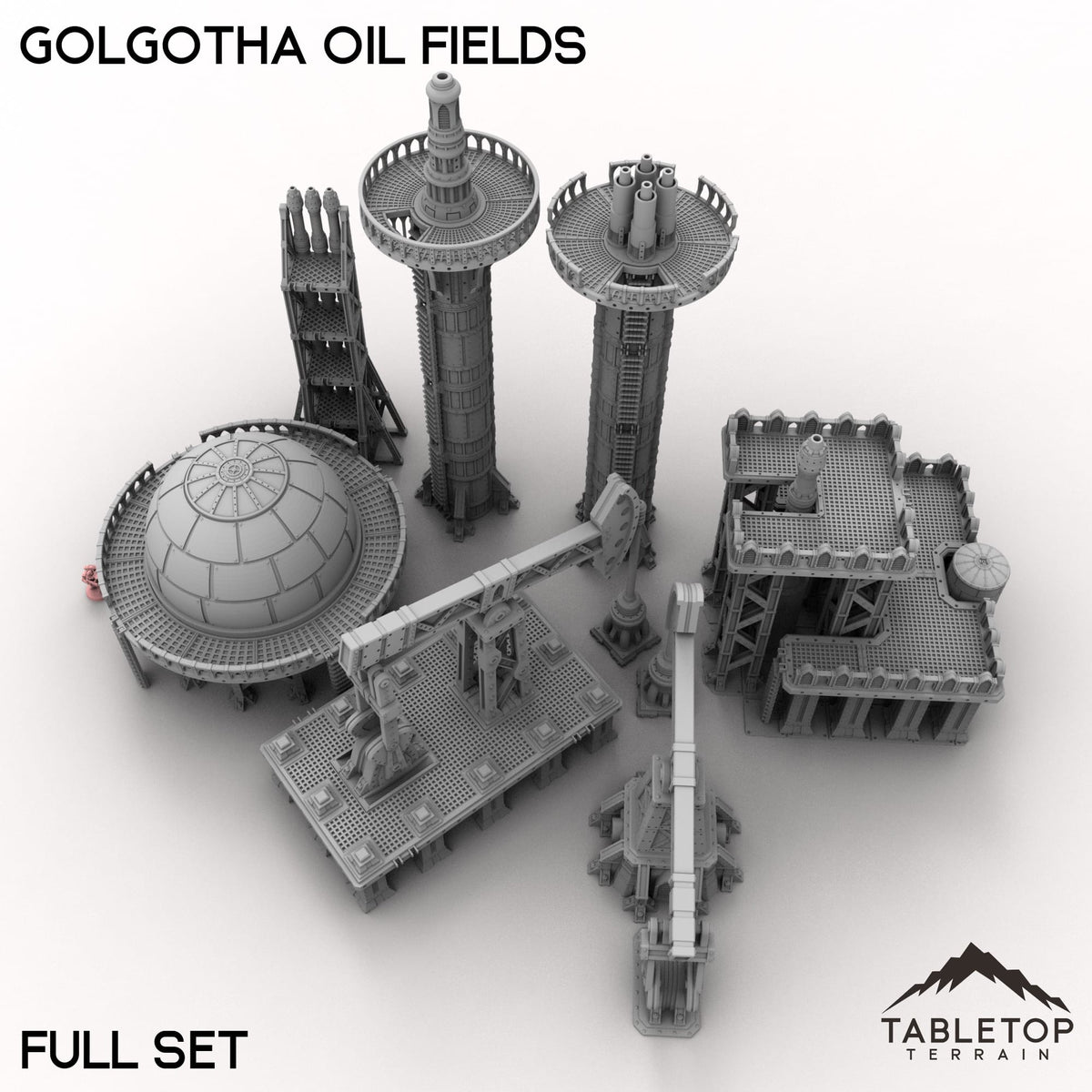 Tabletop Terrain Terrain Golgotha Oil Fields
