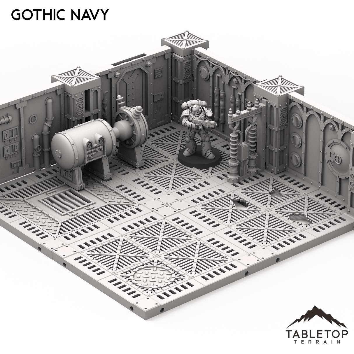 Tabletop Terrain Terrain Gothic Navy Boarding Actions Compatible Terrain Set