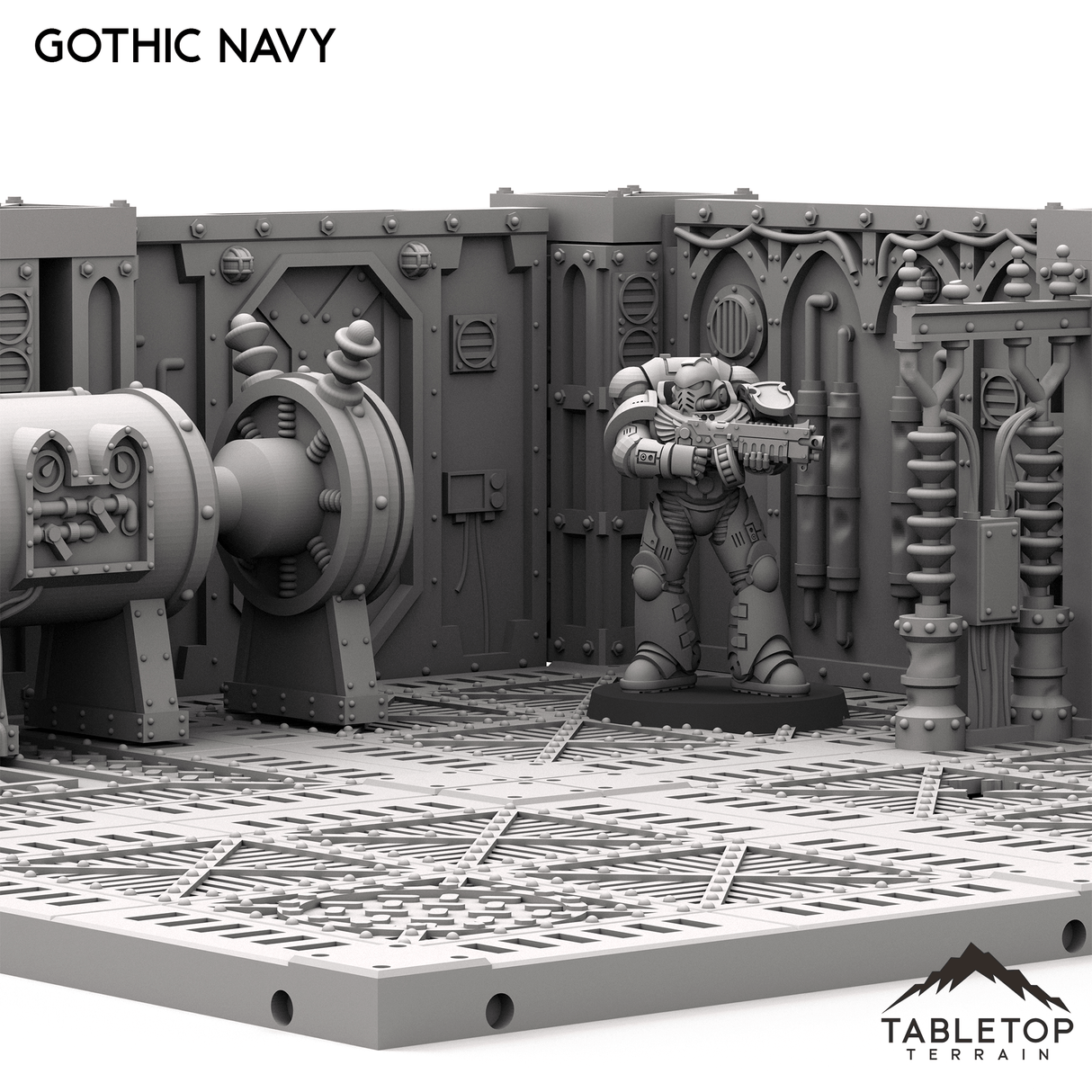 Tabletop Terrain Terrain Gothic Navy Boarding Actions Compatible Terrain Set