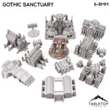 Tabletop Terrain Terrain Gothic Sanctuary 8mm Small Scale Terrain Pack