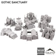 Tabletop Terrain Terrain Gothic Sanctuary 8mm Small Scale Terrain Pack